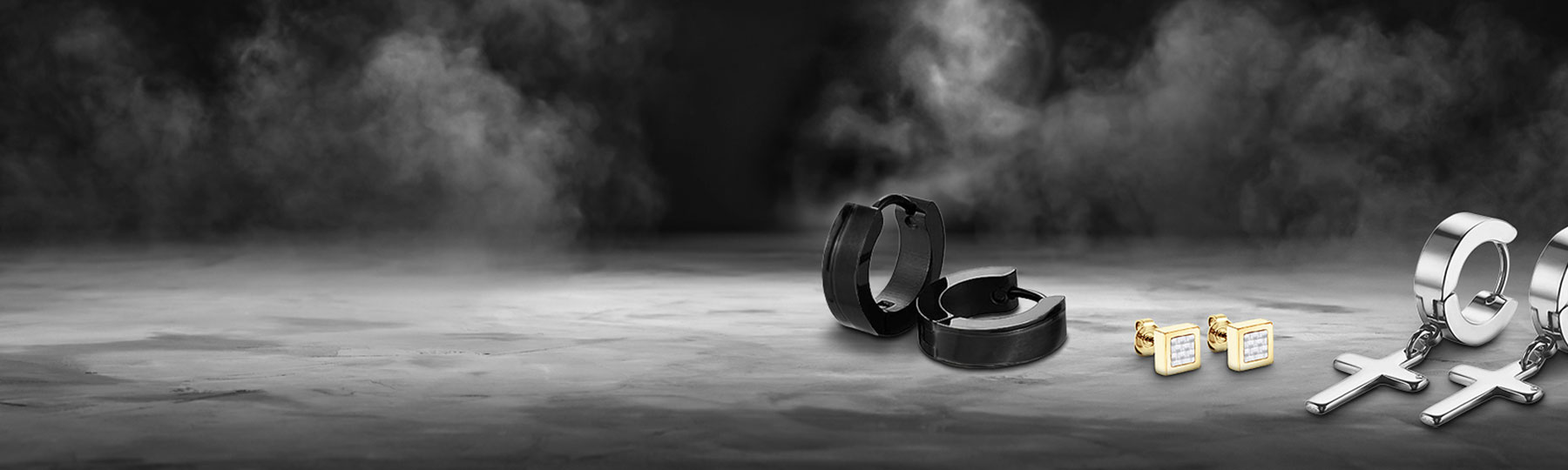 Boucles d'oreilles Homme