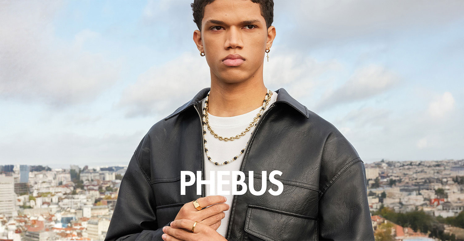 PHEBUS : bijoux pour homme en acier inoxydable